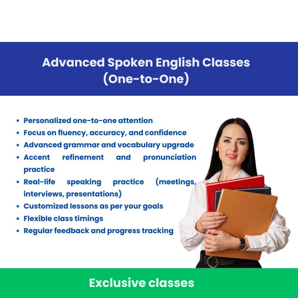 Spoken English exclusive classes